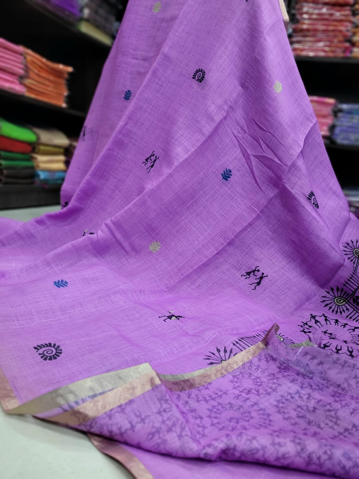 2026/01/1005170583.jpg Linen Jute cotton sarees - Image 1