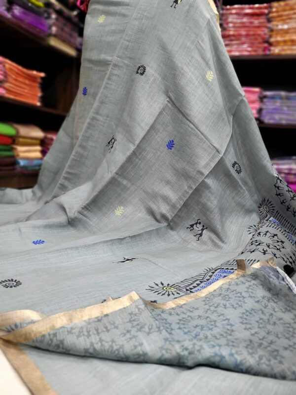 Linen Jute cotton sarees
