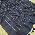 Premium Mul Cotton sarees with Sequins Work