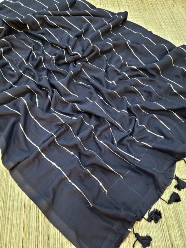 Premium Mul Cotton sarees with Sequins Work