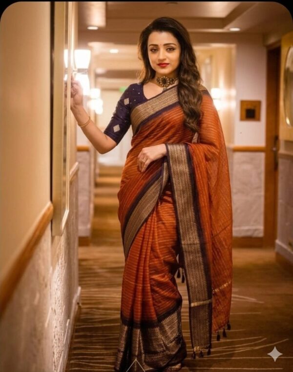 Premium Mysore crepe silk Sarees with Designer Blouse