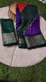 Premium Banarasi Georgette Silk Sarees - Image 2