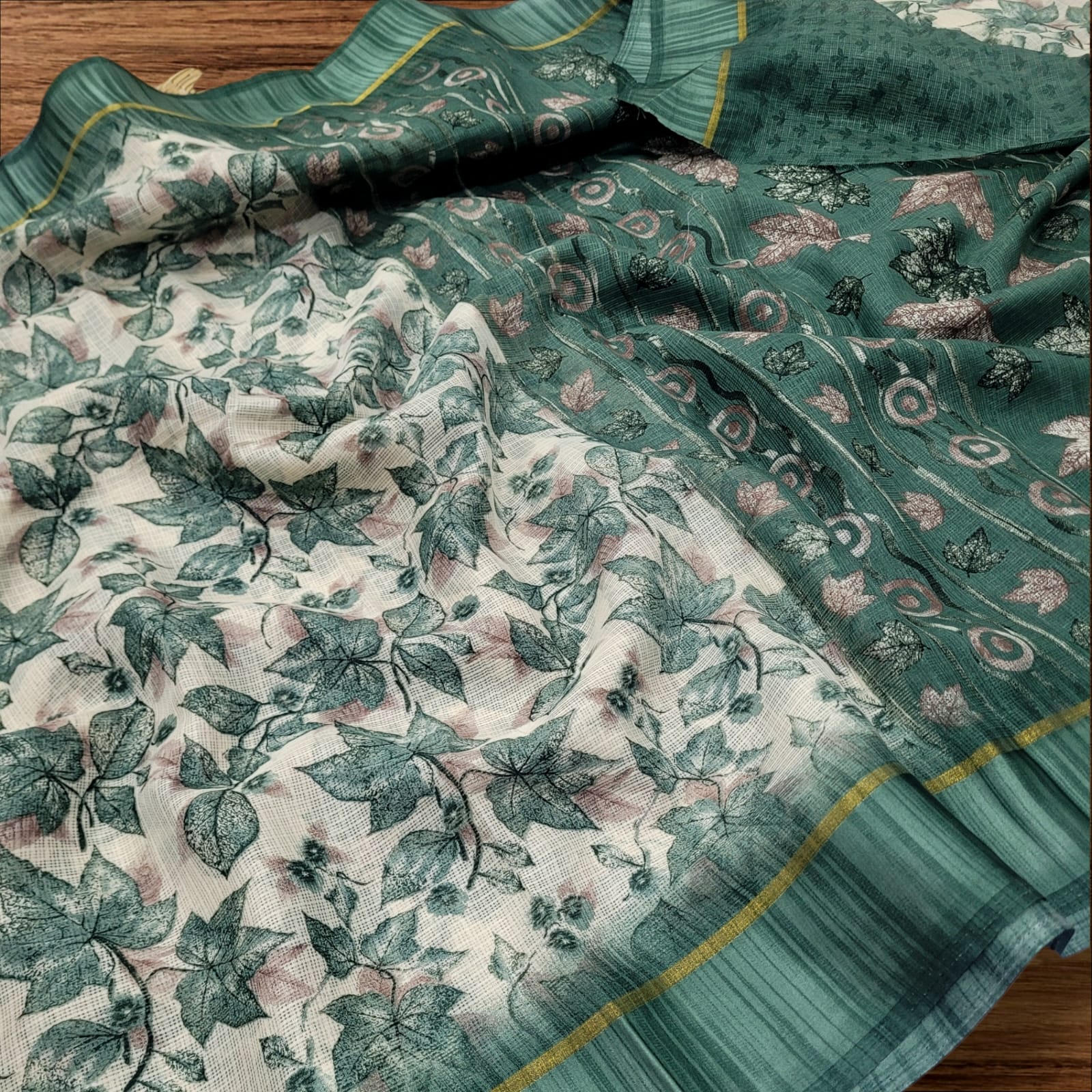 WhatsApp Image 2026-01-03 at 12.23.29 PM Premium & Trendy Kota checks saree - Image 1