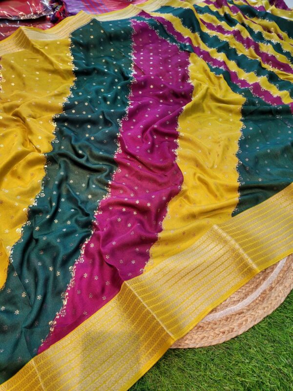 Premium Banarasi Georgette Silk Sarees