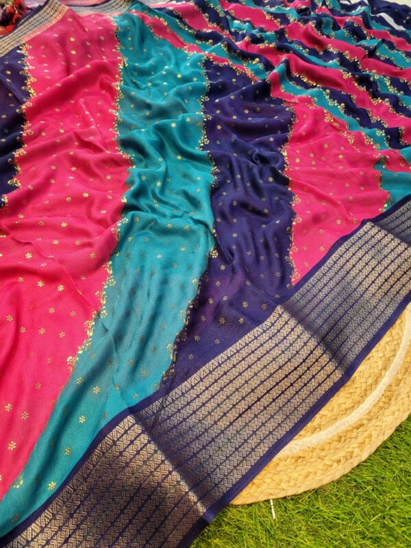 Premium Banarasi Georgette Silk Sarees