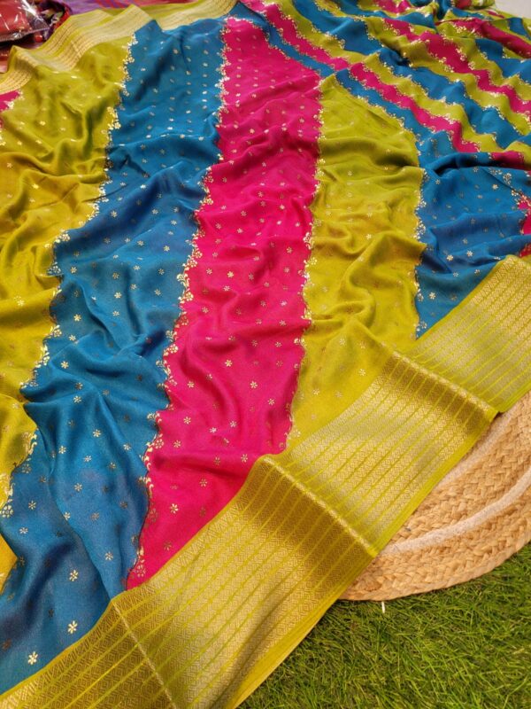 Premium Banarasi Georgette Silk Sarees