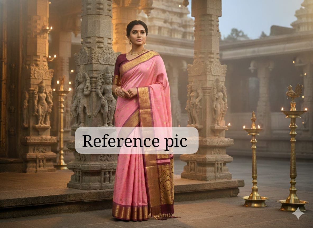 WhatsApp Image 2026-01-28 at 11.03.09 AM Elite Temple Wedding Banaras Silk Sarees - Image 1
