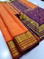 Elite Temple Wedding Banaras Silk Sarees - Image 3