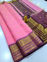 Elite Temple Wedding Banaras Silk Sarees - Image 3