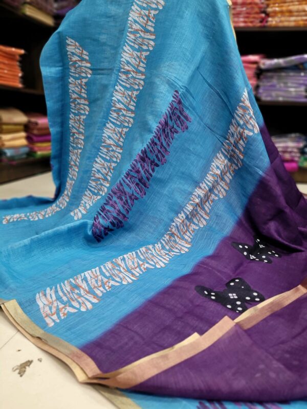 Linen Jute cotton sarees