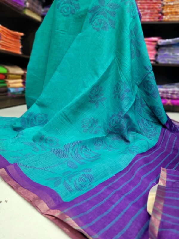 Linen Jute cotton sarees