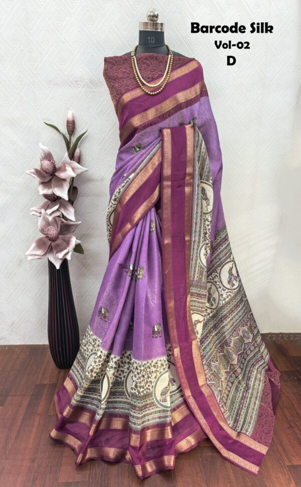 Elite Brocade Silk Sarees with Rettapetta border