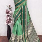 Elite Brocade Silk Sarees with Rettapetta border