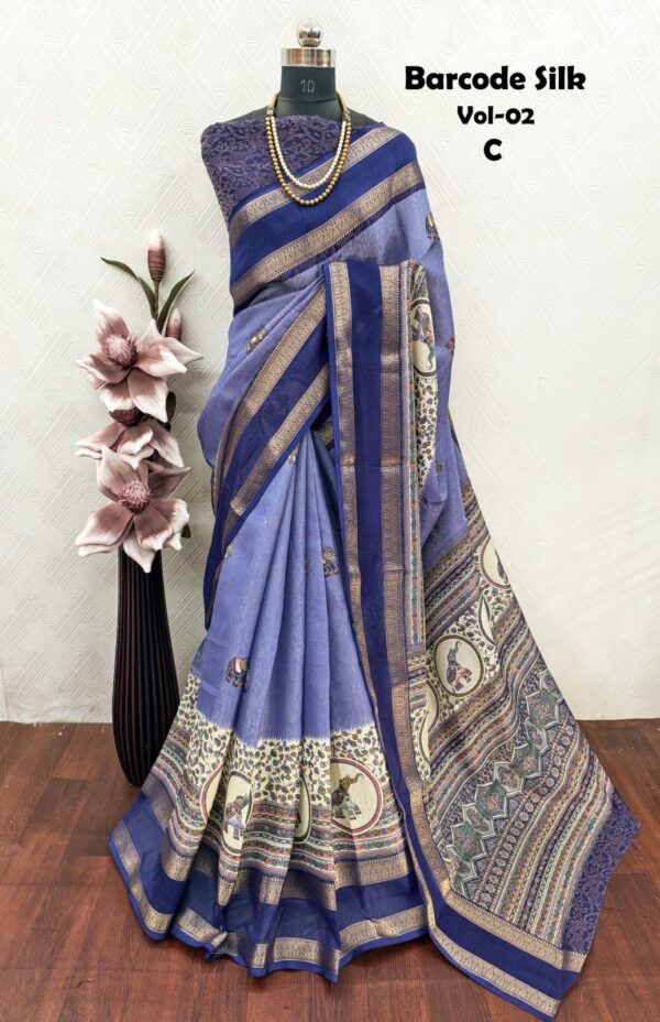 Elite Brocade Silk Sarees with Rettapetta border