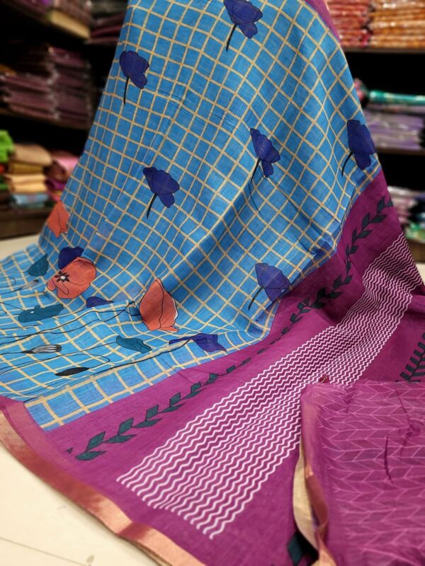 Linen Jute cotton sarees