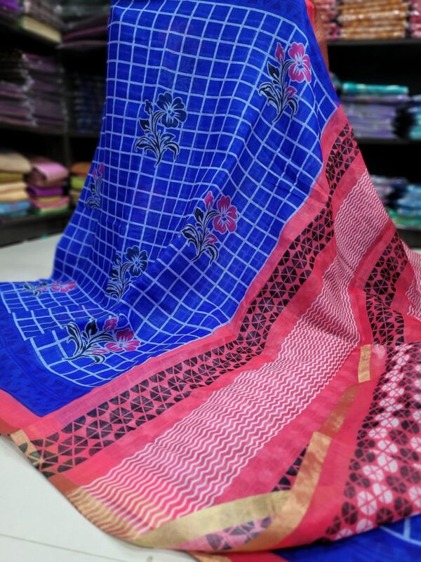 Linen Jute cotton sarees