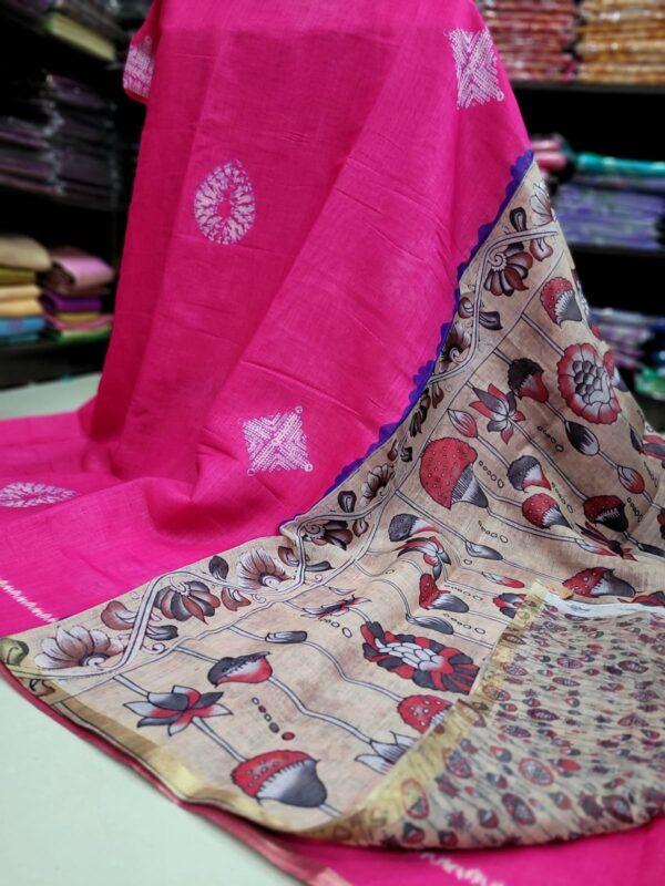 Linen Jute cotton sarees