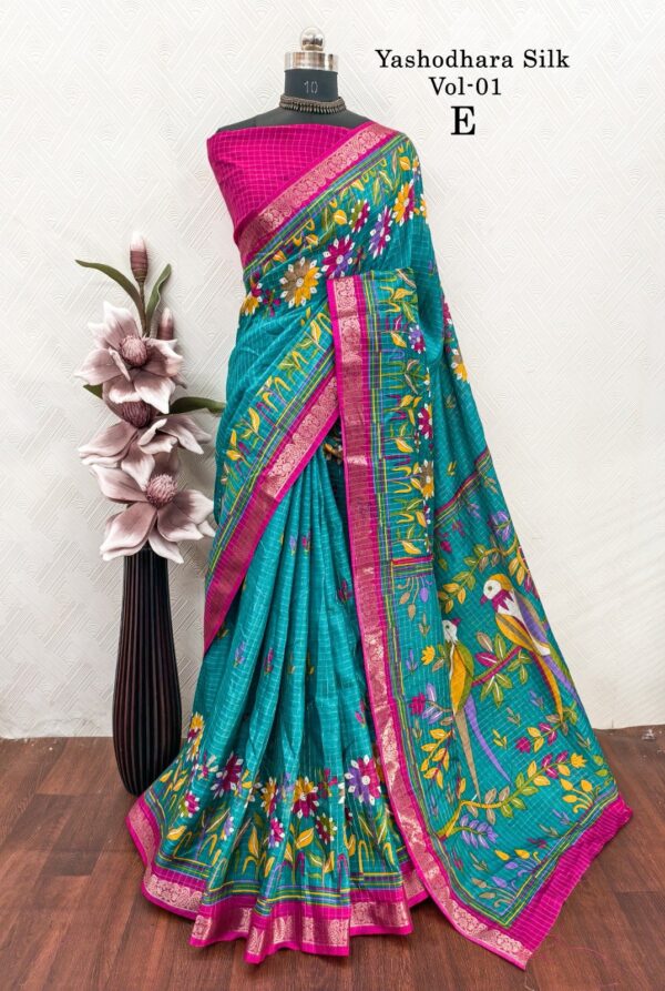 Kalamkari Silk Sarees