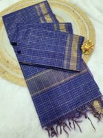Premium Uppada Checks Cotton Silk Sarees