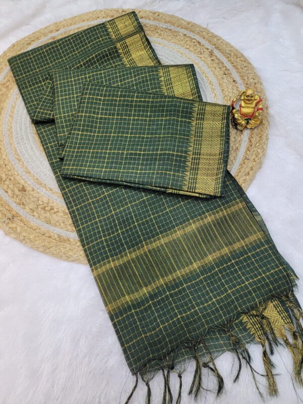 Premium Uppada Checks Cotton Silk Sarees