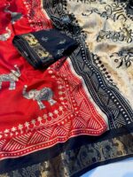 Traditional Mangalagiri Silk Saree - Image 3