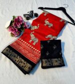 Traditional Mangalagiri Silk Saree - Image 4