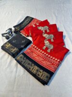 Traditional Mangalagiri Silk Saree - Image 3