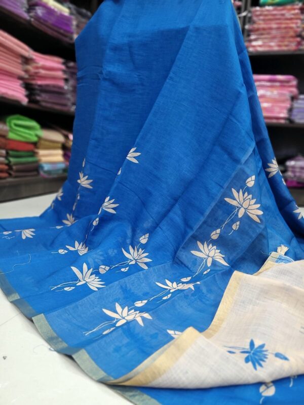 Linen Jute cotton sarees