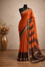 Premium Mysore Crepe Silk Sarees with Rettapetta border