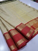 Celebrity Inspired Soft Viscose Banaras Silk Sarees With Ganga Jamuna Border