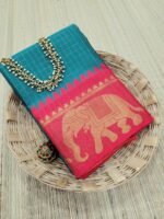 MEENAKSHI: Authentic mahwswari Checks silk Sarees