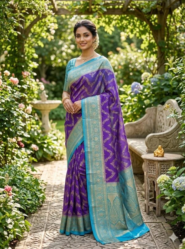 MARKET NEW LAUNCH ZIG ZAG Design Sarees
