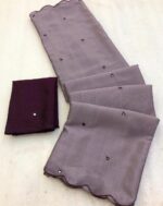 Rich Chinnon Viscose Designer Saree - Image 2