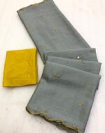 Rich Chinnon Viscose Designer Saree - Image 2