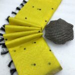 Premium Chanderi Mirror Embroidery Sarees