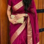 Elite Munga Silk Saree with Banaras Border
