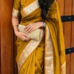 Elite Munga Silk Saree with Banaras Border