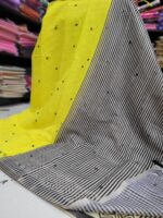 Premium Chanderi Mirror Embroidery Sarees