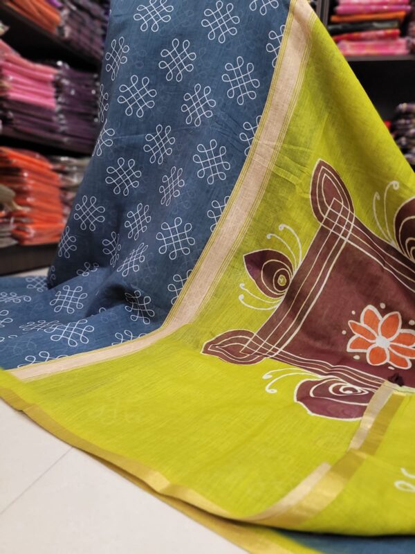 Linen Jute cotton sarees