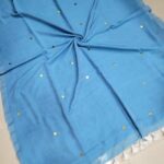 Mul Cotton Sarees with Gini Work