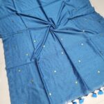 Mul Cotton Sarees with Gini Work
