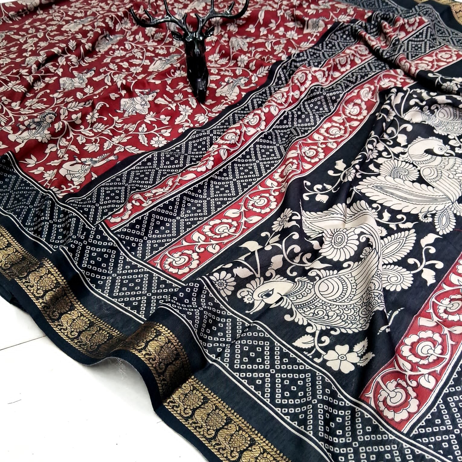 2026/03/1005188704.jpg Traditional Mangalagiri Silk Saree - Image 1