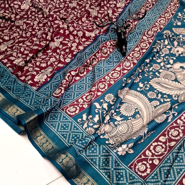 Traditional Mangalagiri Silk Saree