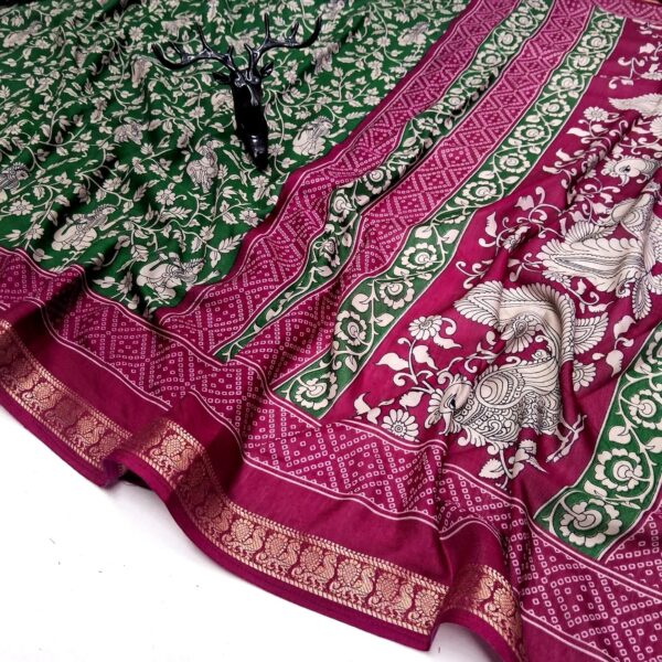 Traditional Mangalagiri Silk Saree