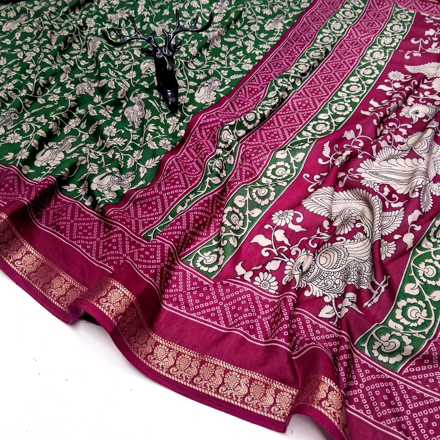 2026/03/1005188708.jpg Traditional Mangalagiri Silk Saree - Image 1