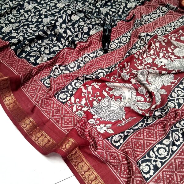 Traditional Mangalagiri Silk Saree
