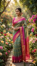 Premium Baswada Cotton Silk Sarees