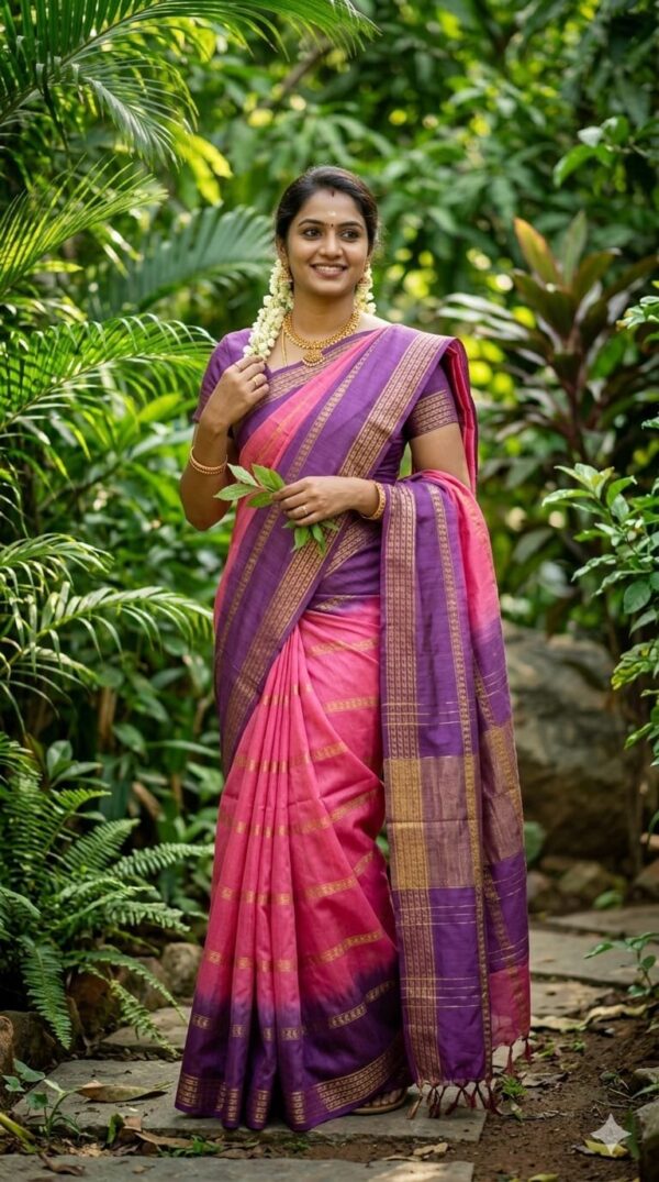 Premium Baswada Cotton Silk Sarees