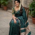 GOWRI: Elite Kanchi Vairaoosi Softsilk Sarees ( Green )