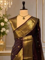 Elite Semi Katan Silk Sarees - Image 4